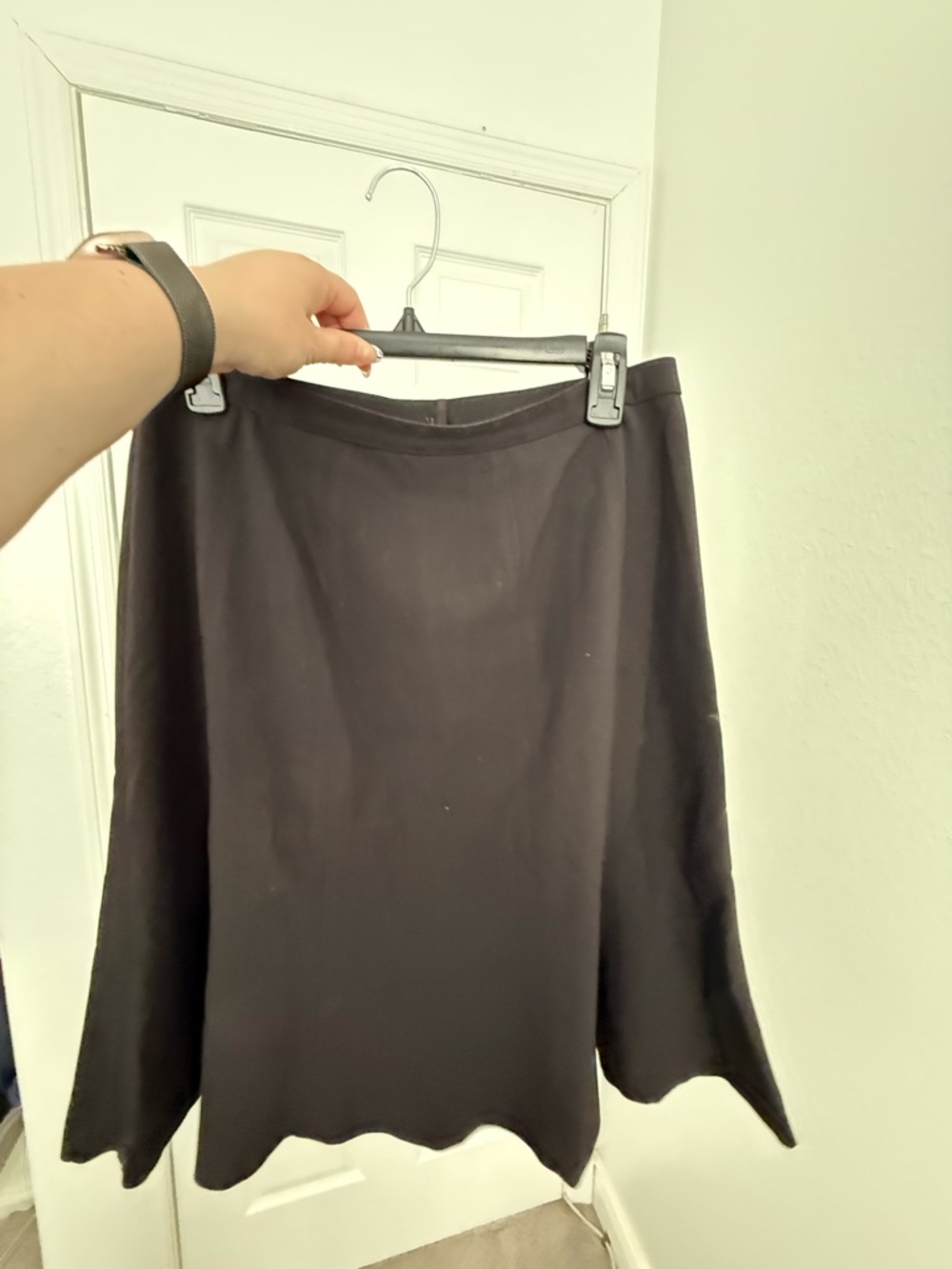 Classic Black A-Line Skirt - Women